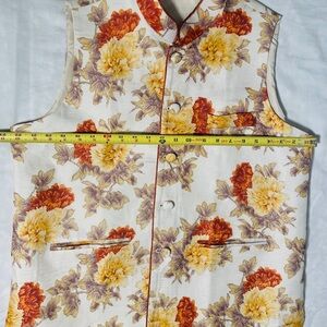 Floral Sleeveless Vest
